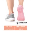 SEVOBAL 6 Pairs Pilates Stockings Toes Home Pilates Socks for Women Non Slip Grippers Yoga Crew Socks Barre, Multicolored, 7.41"*0.39"*0.39" - 2 of 4