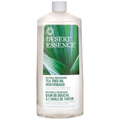 Desert Essence Tea Tree Oil Mouthwash w/Spearmint 16oz