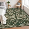 TackView Area Rug for Living Room Forest Soft Low-Pile Stain Resistant Thin Carpet for Bedroom Dining Nursery - 3 of 4