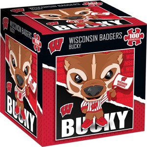 MasterPieces Officially Licensed Bucky - Wisconsin Badgers Mascot 100 Piece Puzzle - 1 of 4