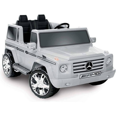 Kid Motorz 12V Mercedes Benz G55 Two Seater Powered Ride-On - Silver - image 1 of 4