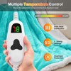 Inhand Wearable Heated Throw Blanket Shawl - 50"x60" Flannel Electric Robe Blanket Hoodie for Winter 5-Position Timer 10 Heating Levels - 4 of 4