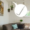 Unique Bargains Metal Home Vinyl Screw-in Cup Hook Hanger Holder 50 Pcs - 4 of 4