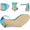 Perphy Women's Ankle Strap Tie Dye Stiletto Heels Sandals - 4 of 4