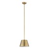 Lilly Modern Pendant Light - 12" Steel Shade, Dimmable, 1 Bulb, Chic Design for Home - 2 of 4
