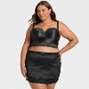Women's Satin & Lace Lingerie Skirt - Auden™ - 3 of 3