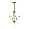Livex Lighting Glendale 3 - Light Chandelier in  Antique Brass - 4 of 4