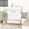 15 Drawers Dressers, Chest of Drawers with Wood Tabletop, Metal Frame, Storage Organizer Unit with Fabric, Tall Dressers for Bedroom Living Room - 4 of 4