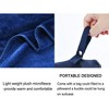 Tirrinia Travel Blanket Airplane Office Pullover 4 in 1 Premium Cozy Fleece Portable  Pullover  Blankets with Built-in Bag, Pocket - 4 of 4
