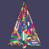 Women's Design By Humans Christmas tree abstract By xgdesign Racerback Tank Top - 2 of 3