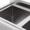 Karl Home 36 x 21 in. 2 Compartment 304 Stainless Steel Sink Kitchen Restaurant - 3 of 4