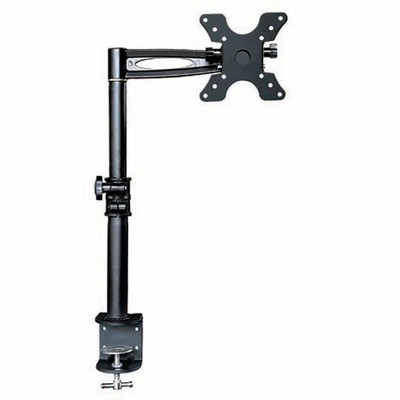 Monoprice 2-Way Adjustable Tilting Desk Mount Bracket - Black For 13-30 Inch Monitors