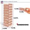 NFL Arizona Cardinals Giant Wooden Tumbling Tower - 4 of 4