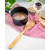 Talisman Designs Laser Etched Beechwood Mixing Spoon, Woodland Collection, Set of 1 - 4 of 4