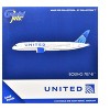 Boeing 787-8 Commercial Aircraft "United Airlines" (N26902) White with Blue Tail 1/400 Diecast Model by GeminiJets - 3 of 3