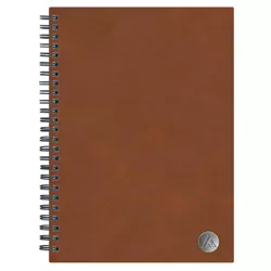 Lined Journal Safety Wirebound Non-Dated 5.75"x8.5" Tan - Blue Sky