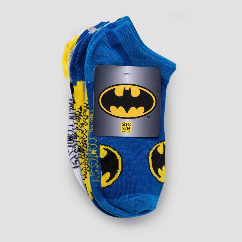 Kids' Batman 6pk No Show Socks, 2 of 3