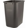 Racxily 2 Pack 7 Gallon Plastic Office Trash Can, Waste Basket, Garbage Can for Home, Office Black - 3 of 3