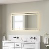Sapphtopaz Rectangle Bathroom Mirror, Wall Mounted Vanity Mirror with Aluminum Frame,Anti-Fog Mirrors Memory, 3 Colors for Bathroom,Over Sink,Bedroom - 2 of 4
