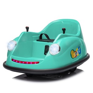 Ride On Electric Bumper Car for Kids & Toddlers, 12V Battery Car for Kids W/Parent Remote - 1 of 4