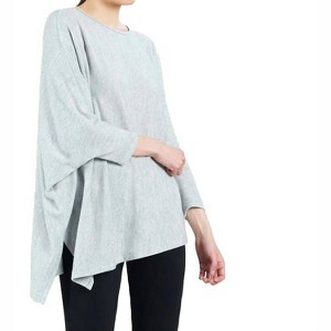 Women's Soft Knit Pullover Sleeve Sweater - CLARA SUNWOO - 1 of 2