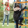 VEVOR Ninja Warrior Obstacle Course for Kids, 2 x 65 ft Weatherproof Slacklines, 500lbs Weight Capacity Monkey Line, Outdoor Playset Equipment - 2 of 4
