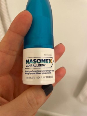 Nasonex 24HR Allergy Nasal Spray, Allergy + Congestion, Mometasone, 120  Spray Count, 120 Sprays, 0.57 fl oz - Kroger