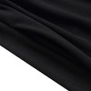 Trendy Women's Plus Size Black Palazzo Pants - Comfortable Elastic Waist Wide Leg Trousers with Pockets for All Seasons - 2 of 4