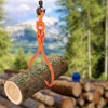 VEVOR Log Skidding Tongs, 18 inch 2 Claw Log Lifting Tongs, Heavy Duty Rotating Steel Lumber Skidding Tongs, 772 lbs/350 kg Loading Capacity - 2 of 4