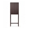 Tremolo Modern Boho Over Toilet Storage Cabinet with Solid Wood & Contemporary Fluted Fronts - Teamson Home - 2 of 4