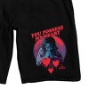 The Exorcist You Possess My Heart Men's Black Sleep Pajama Shorts - 2 of 3