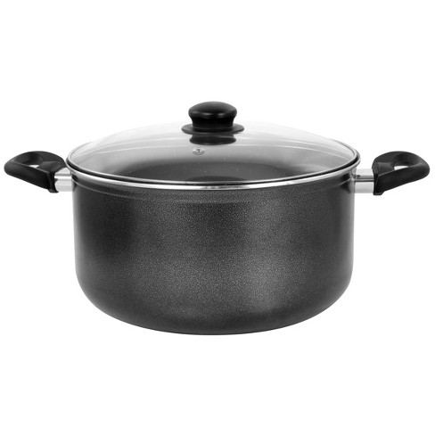 Rachael Ray Cook + Create 5qt Aluminum Nonstick Dutch Oven With Lid - Gray  : Target