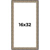 PosterPalooza | Panoramic Ornate Silver Picture Frame - UV Acrylic, Foam Board Backing, Hanging Hardware - 2 of 4