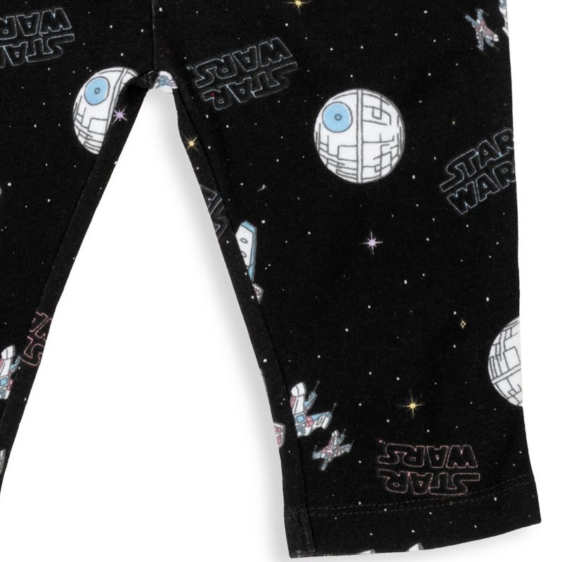 Star Wars Princess Leia R2-D2 Baby Girls 2 Pack Pants Newborn to Infant, 4 of 8