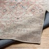 Livabliss 7'10"x10'2" Tahmis Traditional Machine Washable Rug Dark Blue: Pet Friendly, Flat Pile Chenille - 3 of 4