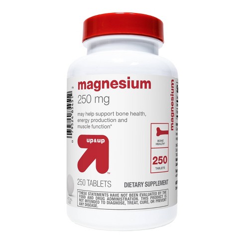 Magnesium Dietary Supplement Tablets - 250ct - up & up™ - image 1 of 3