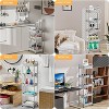 MaseiKar Rolling Utility Cart with Drawer, Utility Cart Made of Multifunctional Storage Organizer Tool for Kitchen, Bathroom, Living Room, Office - 3 of 4