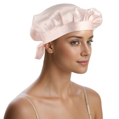 Unique Bargains Women's Faux Silk Hair Bonnet 1 Pc