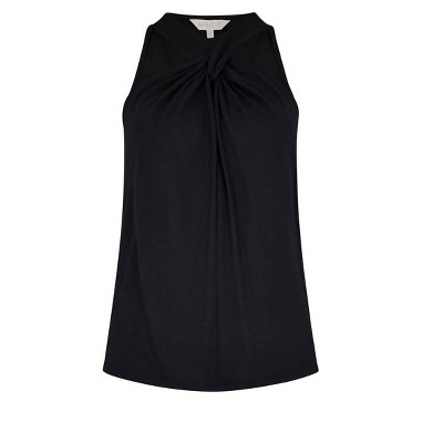 Women's Twist Front Top - APRICOT