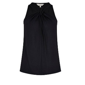 Women's Twist Front Top - APRICOT - 1 of 2