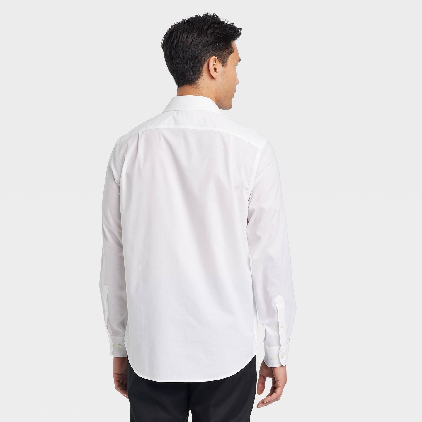 Мужская рубашка Goodfellow & Co Performance Long Sleeve Button-Down Dress Shirt, цвет: Белый — фото 2