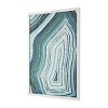 Emerald Resonance - 16" X 20" - Blue/Spring Green - Framed Wall Art - WLA2026 - Safavieh - 3 of 4