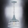 Urban Ambiance Luxury Urban Loft Pendant Light,  14.25"H x 12"W,  Gray Blue Finish, UHP3852 - 3 of 4