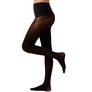 Memoi Women's Perfectly Opaque Seamless Top 60 Denier Tights - 1 of 4