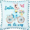 The Lakeside Collection Easter Bunny Embroidered Decorative Pillows - 3 of 4