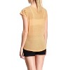 Balanced Tech Women's Dot Burntout Scoop Neck Tee - Flame Orange - Medium - 2 of 2