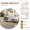 CENGHU Modern Shoe Storage Bench, Storage Ottoman with Hidden Storage and Upholstered Cushions, for Bedside, Living Room and Entryway - 3 of 4