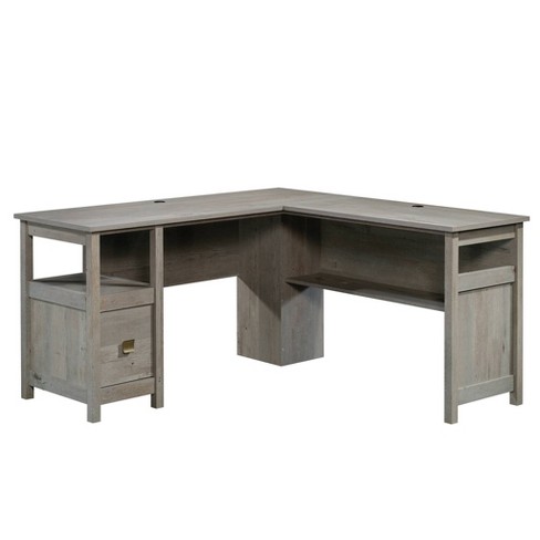 Cannery Bridge L Desk Mystic Oak Sauder Target