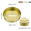 Unique Bargains Canning Jars Cover Regular Mouth Tin Plate Caps Inserts Coin Slot Bank Lids 2.76" Multicolored - 2 of 4