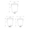 Park Life Designs 21lbs Andreas Food Bin Dog Food Storage Container - Gray - 4 of 4